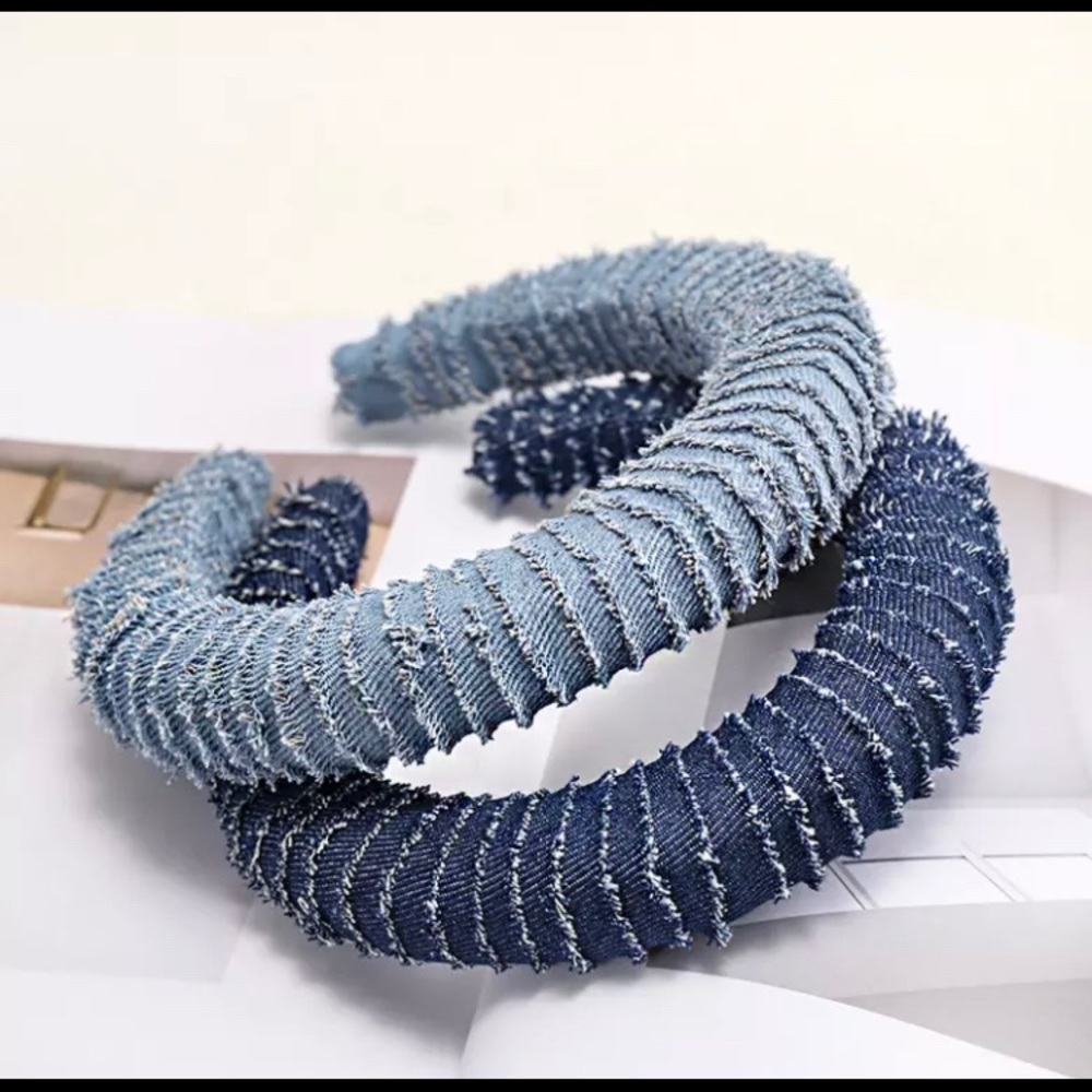 Denim headbands